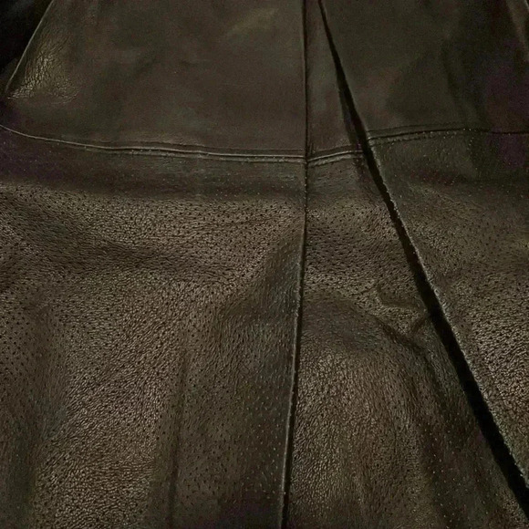 Harvé Bernard Multi texture a-line pleated skirt M NWT - Picture 6 of 6